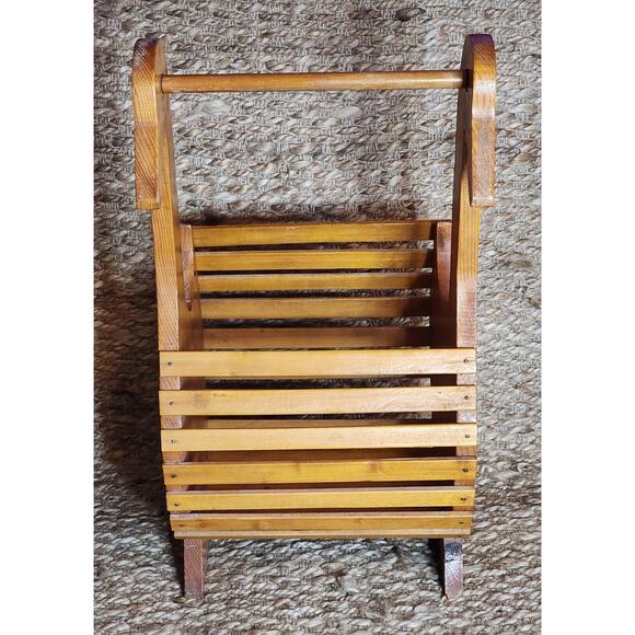 Vintage Goose Duck Magazine Wood Rack Home Decor Country Farmhouse - Picture 3 of 7